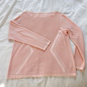 Sweater in light pink for spring!